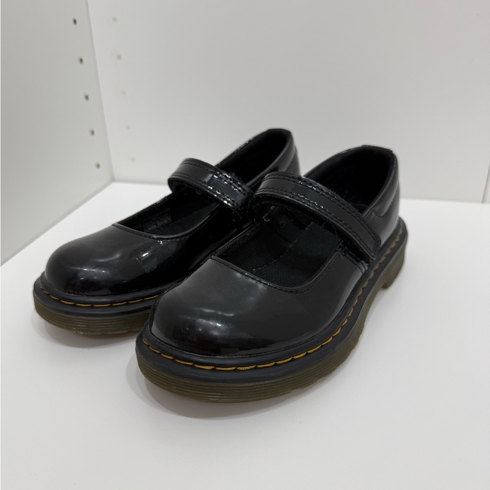 Dr. Martens Girls Black Patent Mary Jane Shoes